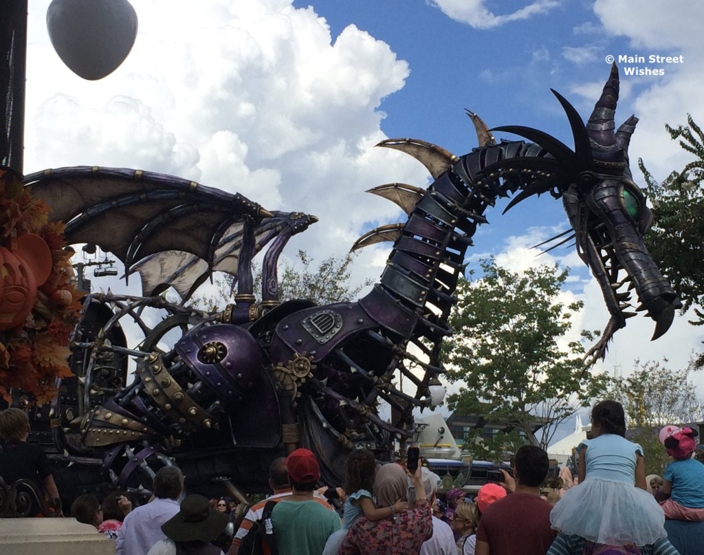 Maleficent Dragon Float Catches Fire During Festival Of Fantasy Parade